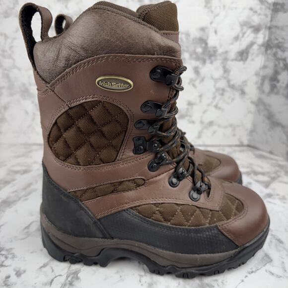 Red Wing Irish Setter Womens Snow Tracker Pac Insulated Hiking Boots Size 6.5 - Picture 6 of 9